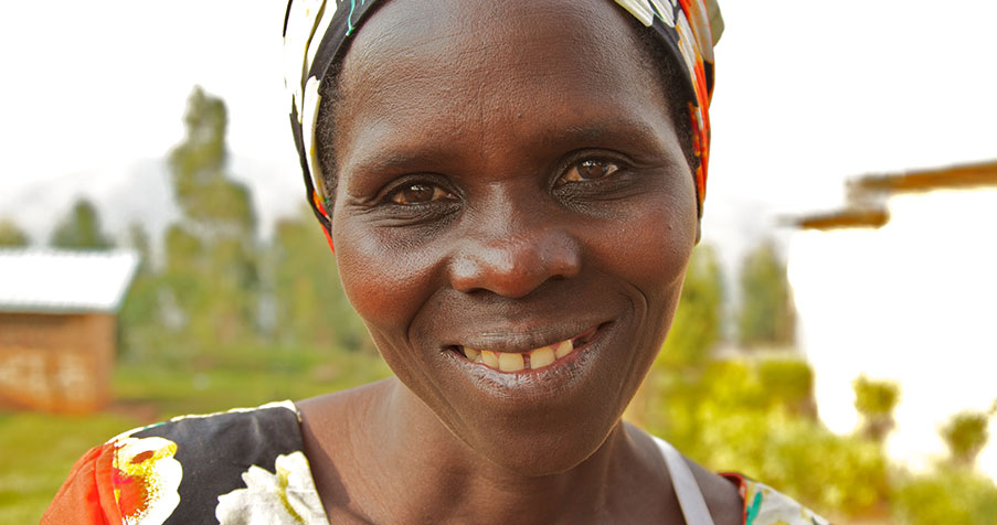 Bertha Nzabanita, a social entrepreneur and smallholder farmer
