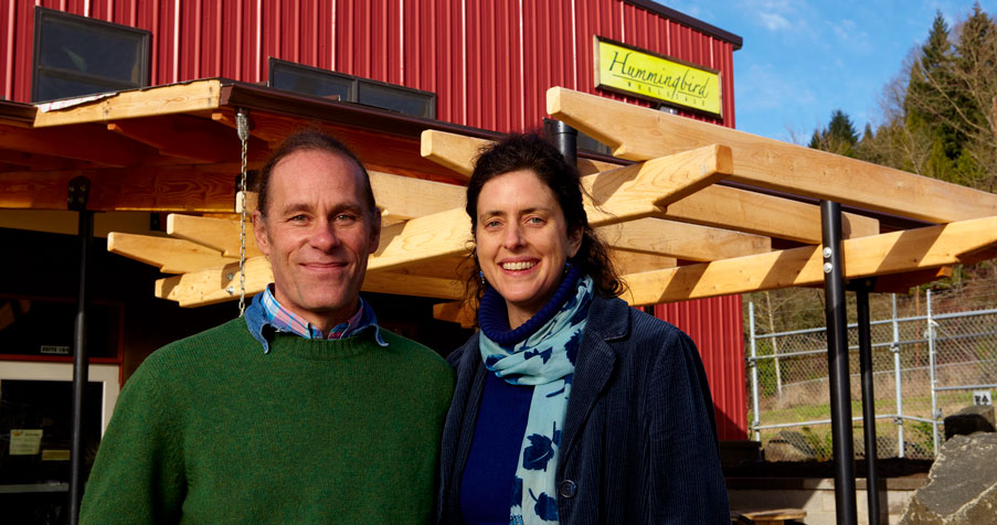 Charlie and Julie Tilt, co-owners of Hummingbird Wholesale.